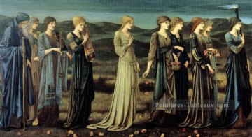  1895 Peintre - Le Mariage de Psyché 1895 préraphaélite Sir Edward Burne Jones